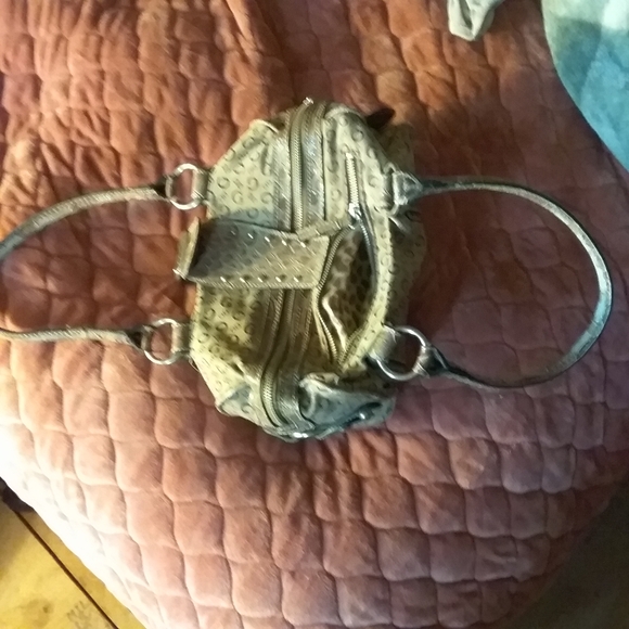 Studded Designer Guess Handbag - Picture 3 of 4